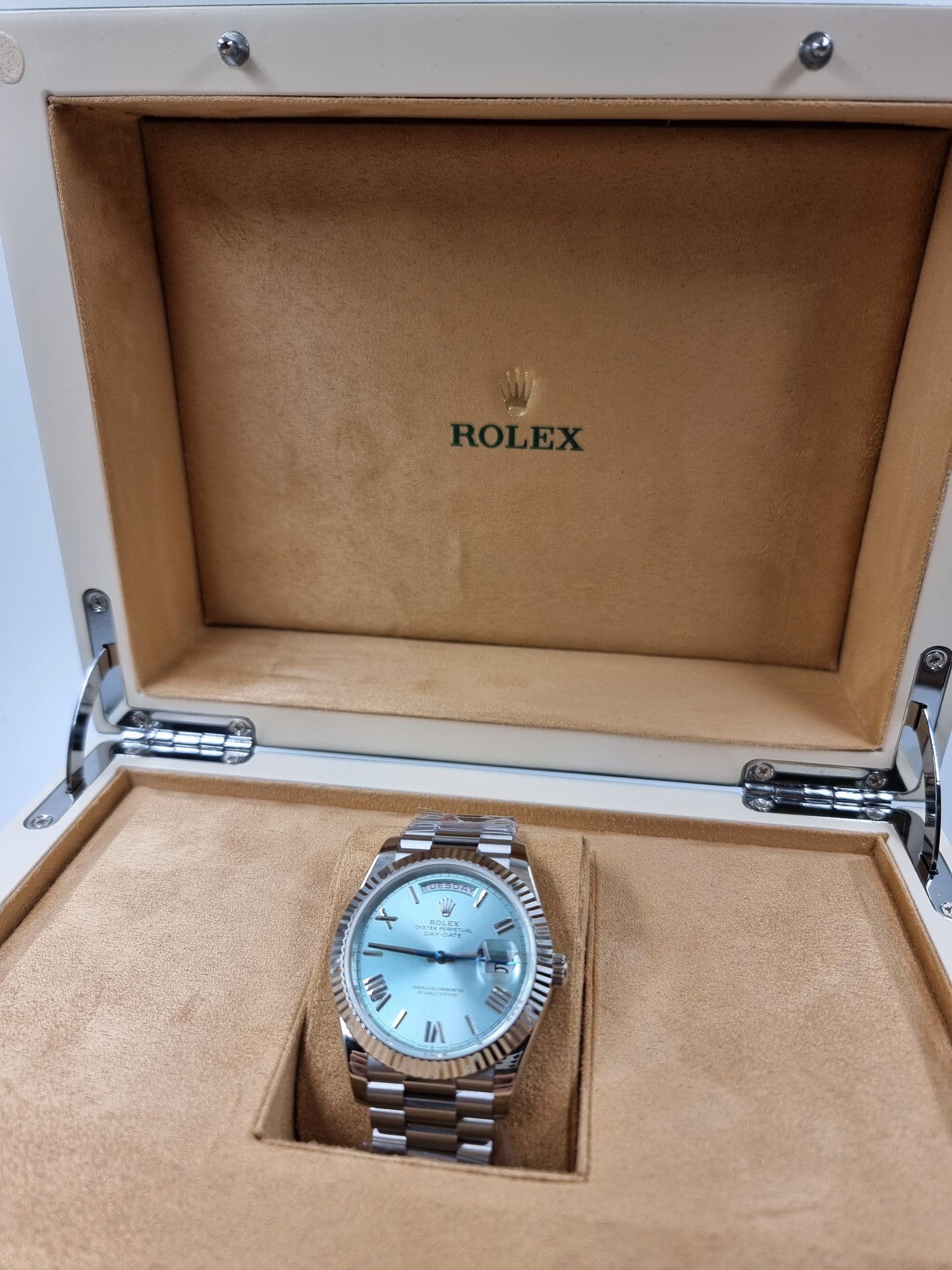 Oyster Perpetual Day‑Date 40 Platinium