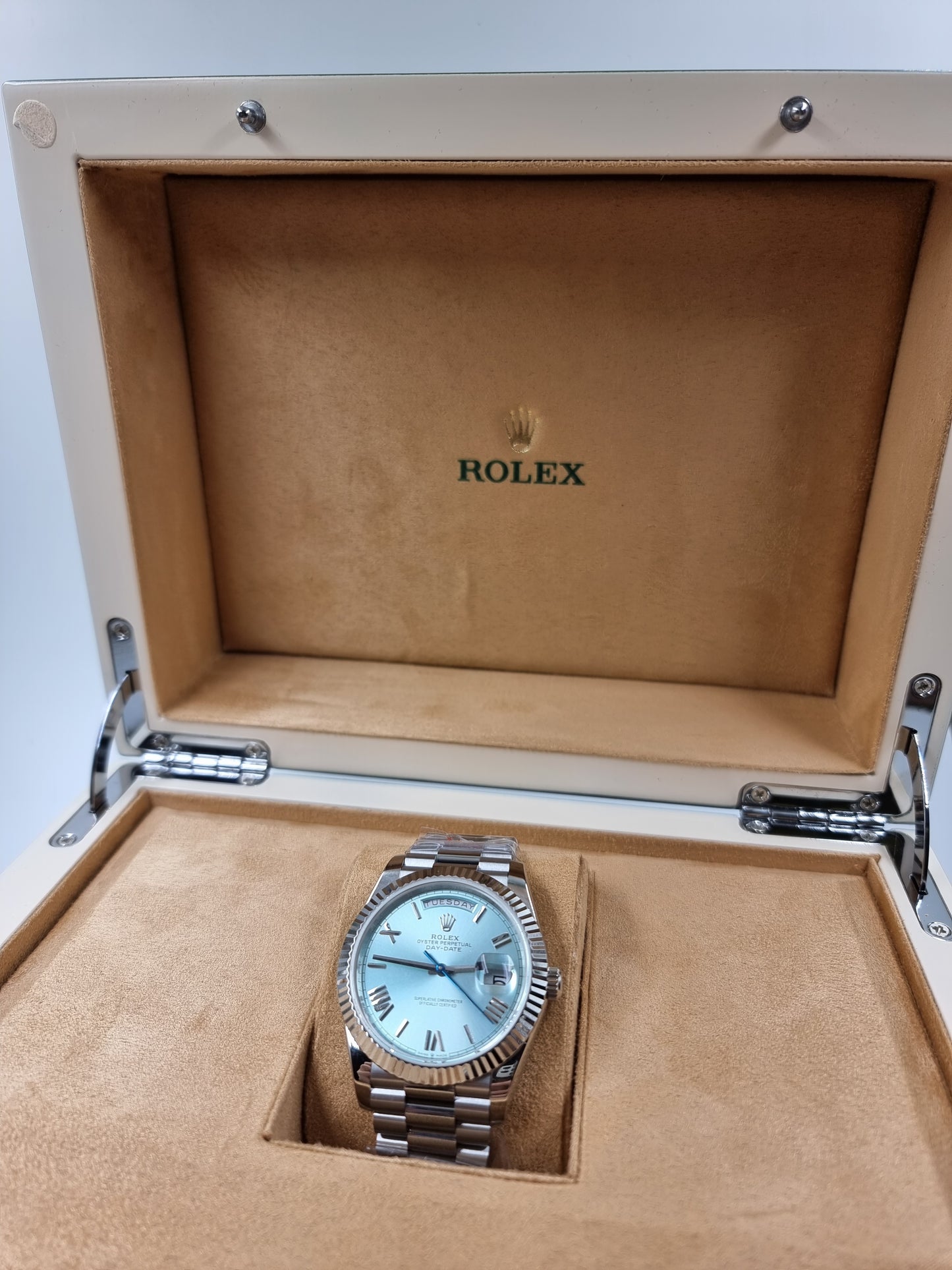 Oyster Perpetual Day‑Date 40 Platinium